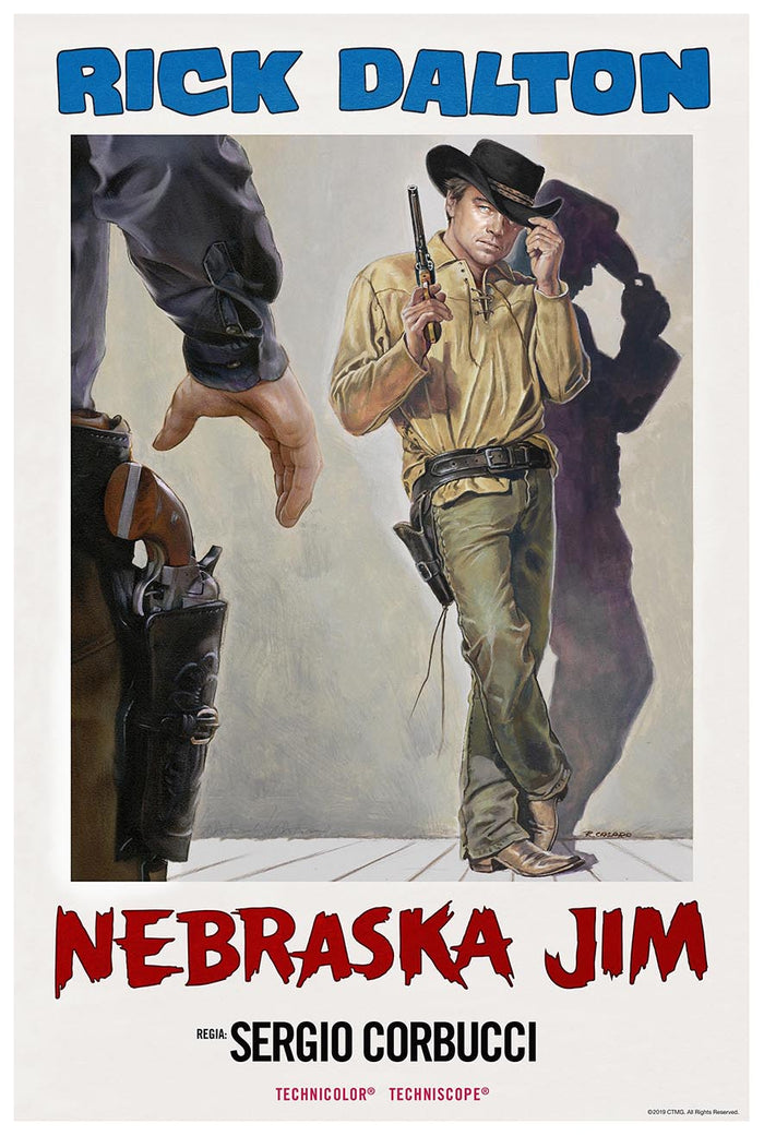 Once Upon aTime in Hollywood - Nebraska Jim - Vintage Pirate Classic Movie Poster
