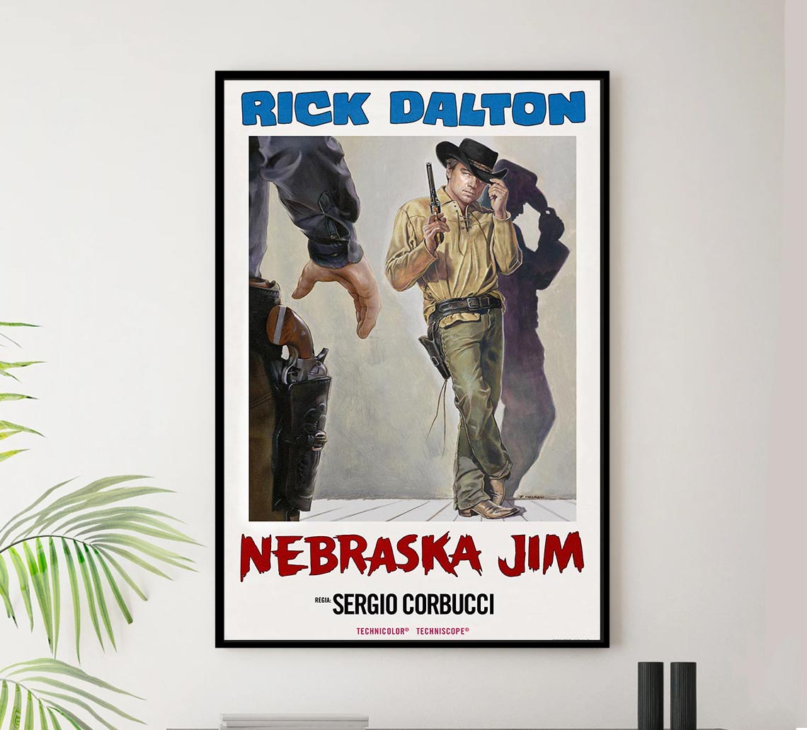 Once Upon aTime in Hollywood - Nebraska Jim - Vintage Pirate Classic Movie Poster