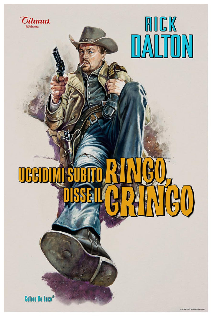 Once Upon a Time in Hollywood - Rick Dalton v1 - Vintage Pirate Classic Movie Poster