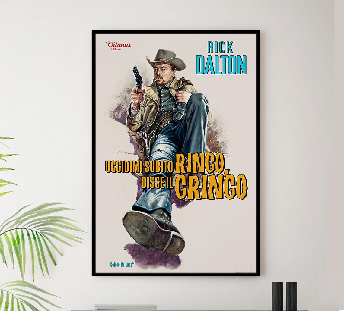 Once Upon a Time in Hollywood - Rick Dalton v1 - Vintage Pirate Classic Movie Poster