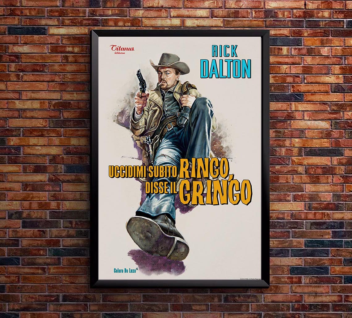 Once Upon a Time in Hollywood - Rick Dalton v1 - Vintage Pirate Classic Movie Poster
