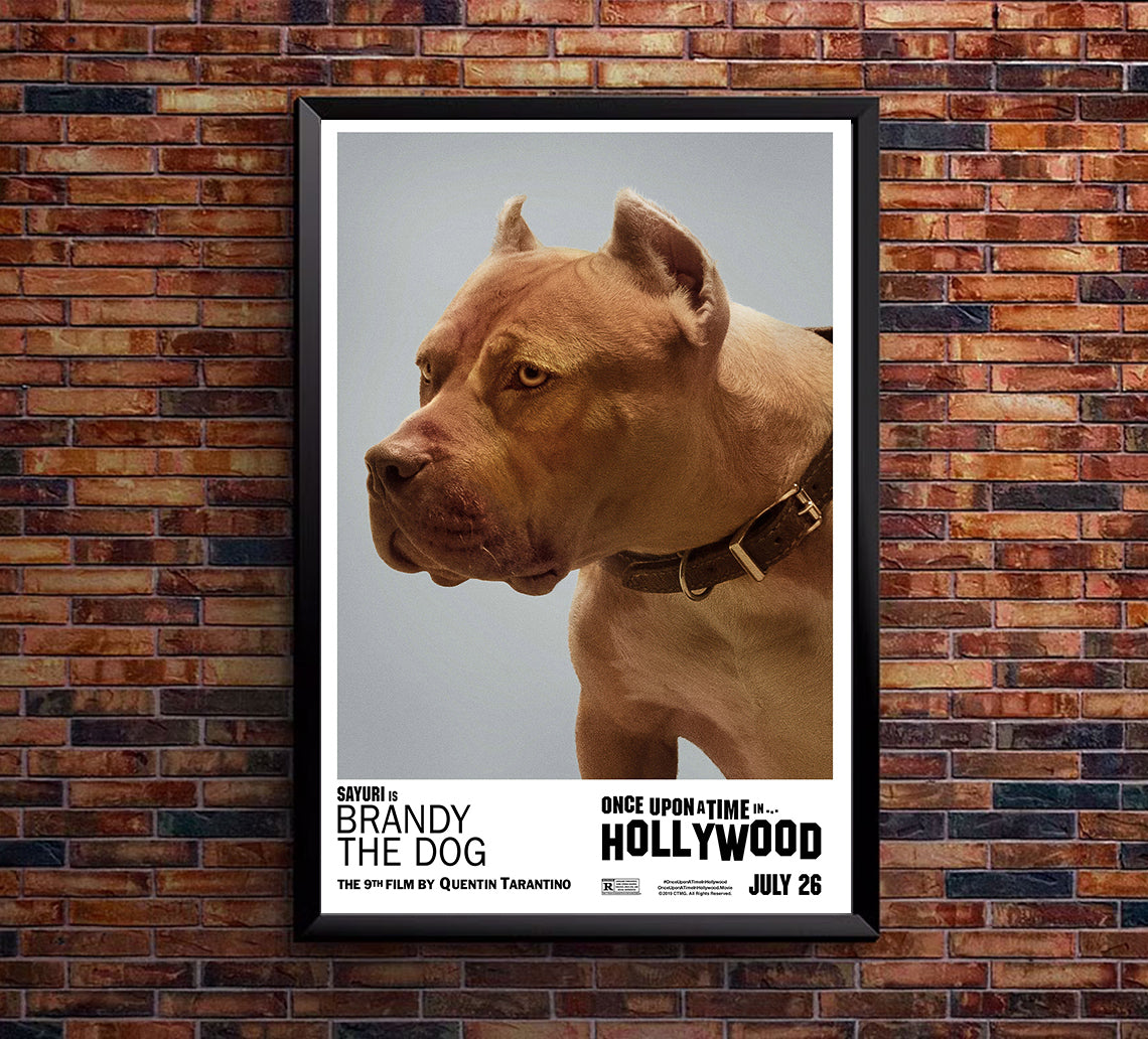 Once Upon a Time in Hollywood 2019 - Brandy - US - Classic Movie Poster