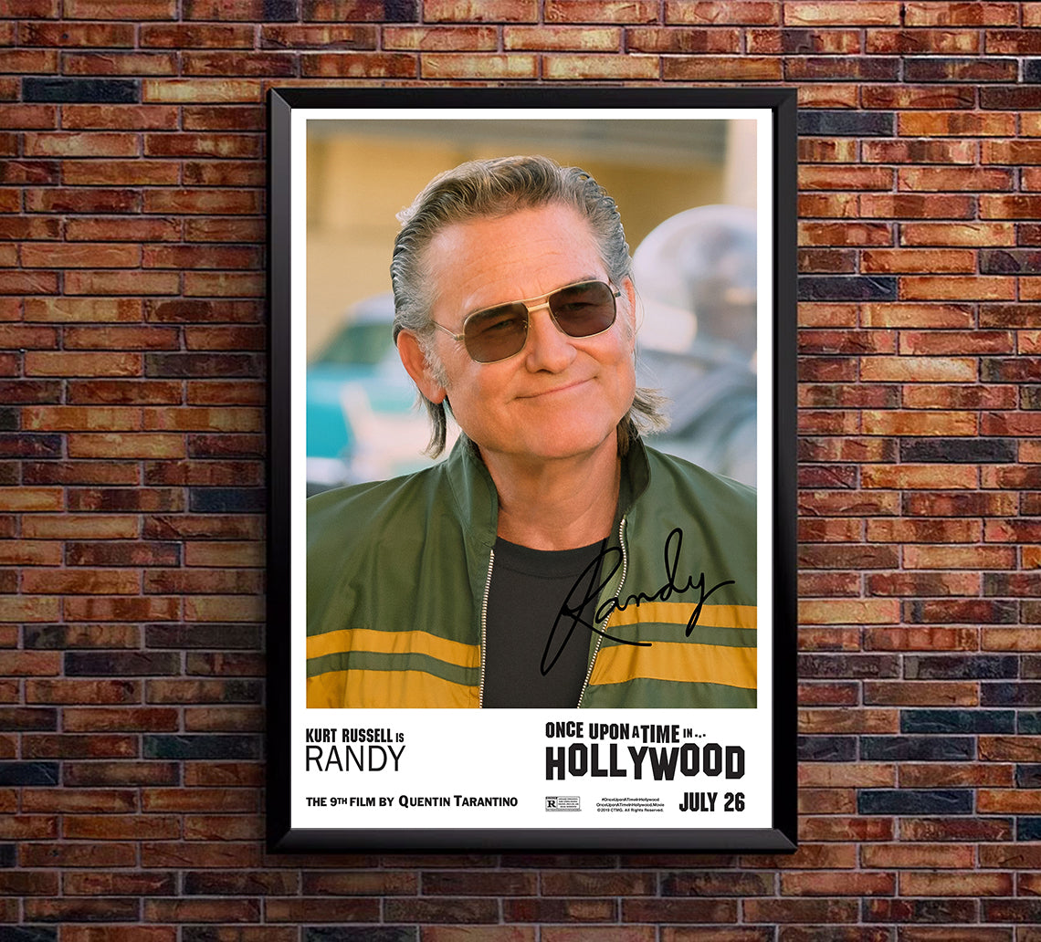 Once Upon a Time in Hollywood 2019 - Kurt Russell - US - Classic Movie Poster