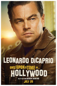 Once Upon a Time in Hollywood 2019 - Leonardo Dicaprio - US 2 - Classic Movie Poster