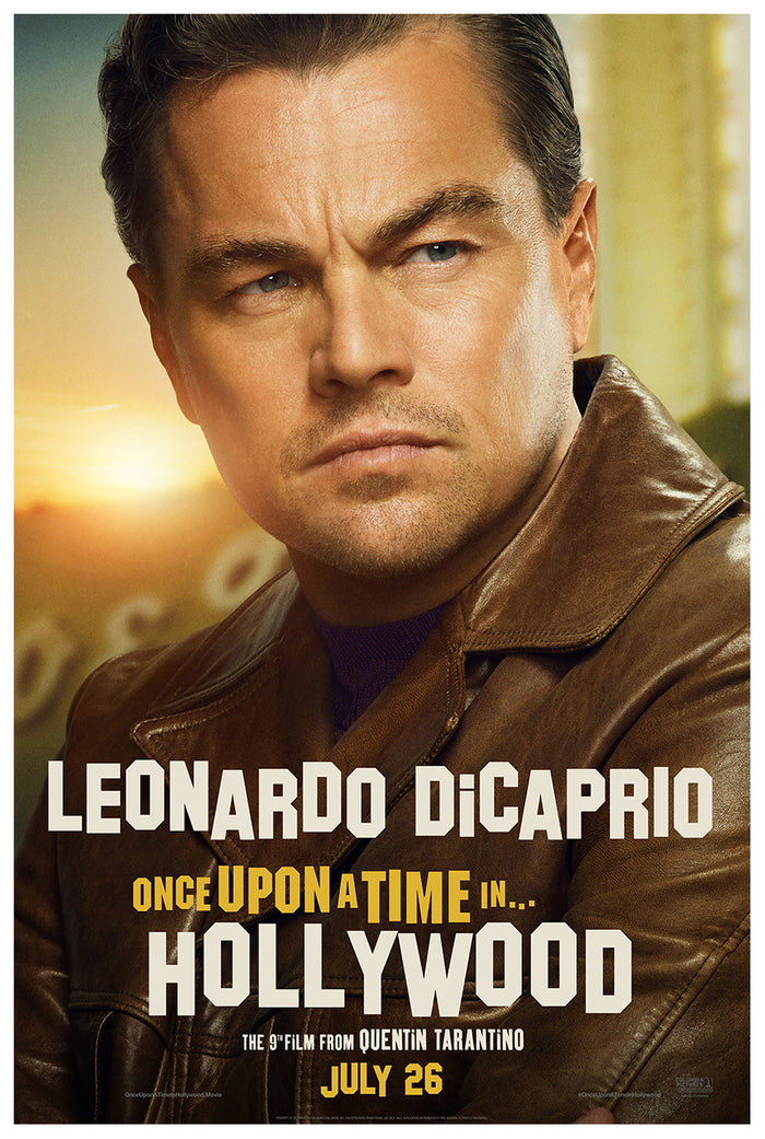 Once Upon a Time in Hollywood 2019 - Leonardo Dicaprio - US 2 - Classic Movie Poster