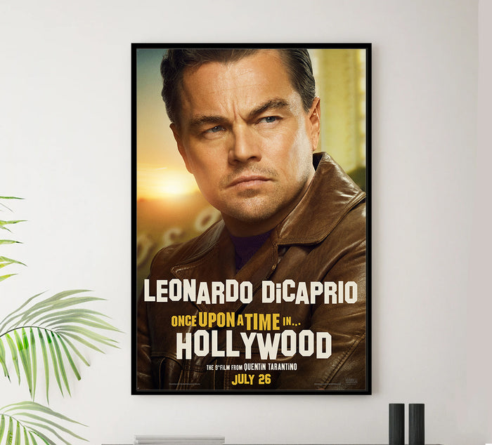 Once Upon a Time in Hollywood 2019 - Leonardo Dicaprio - US 2 - Classic Movie Poster