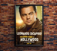 Once Upon a Time in Hollywood 2019 - Leonardo Dicaprio - US 2 - Classic Movie Poster