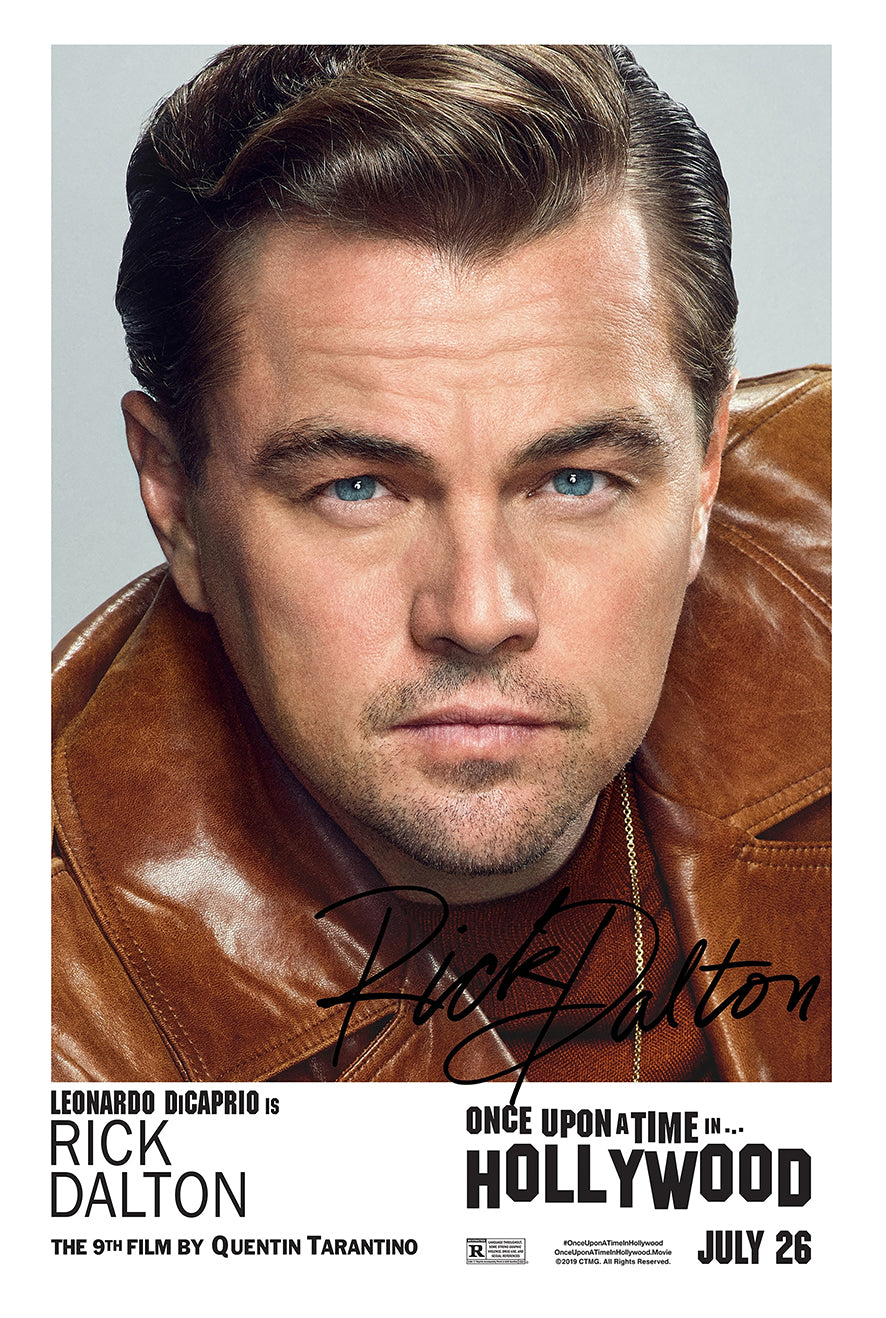 Once Upon a Time in Hollywood 2019 - Leonardo Dicaprio - US - Classic Movie Poster