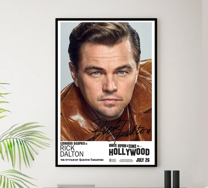 Once Upon a Time in Hollywood 2019 - Leonardo Dicaprio - US - Classic Movie Poster