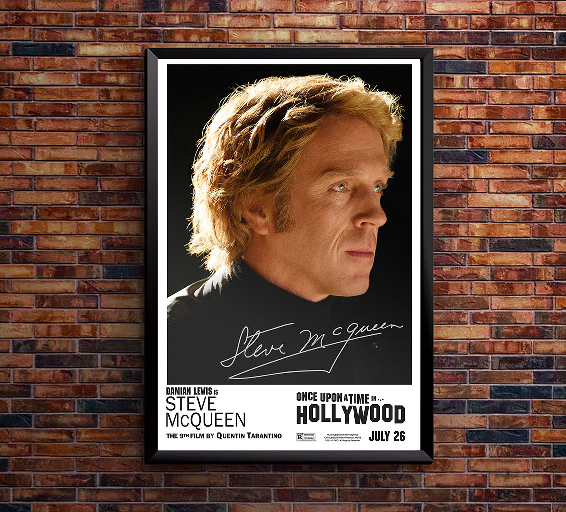 Once Upon a Time in Hollywood 2019 - Mcqueen - US (11) - Classic Movie Poster