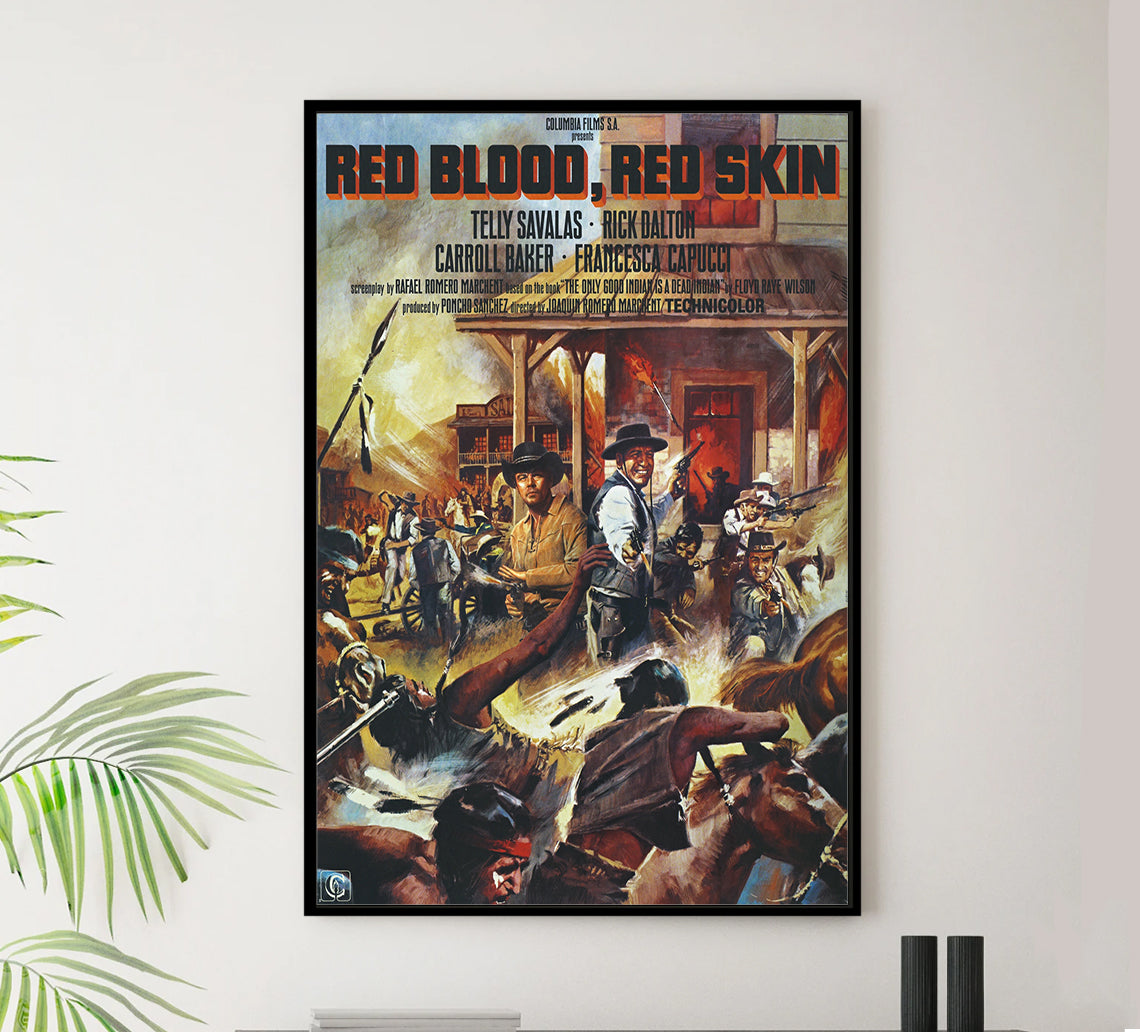 Once Upon a Time in Hollywood 2019 - Red Blood Red Skin - US - Classic Movie Poster
