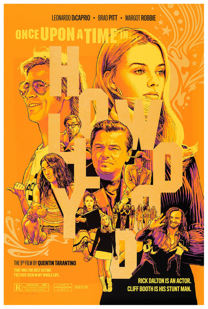 Once Upon a Time in Hollywood 2019 - US Alternate 1 - Classic Movie Poster