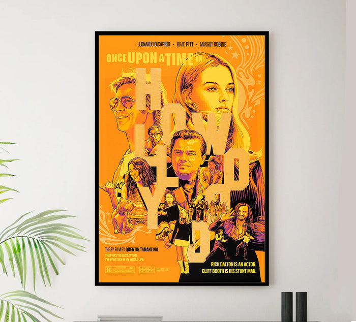 Once Upon a Time in Hollywood 2019 - US Alternate 1 - Classic Movie Poster