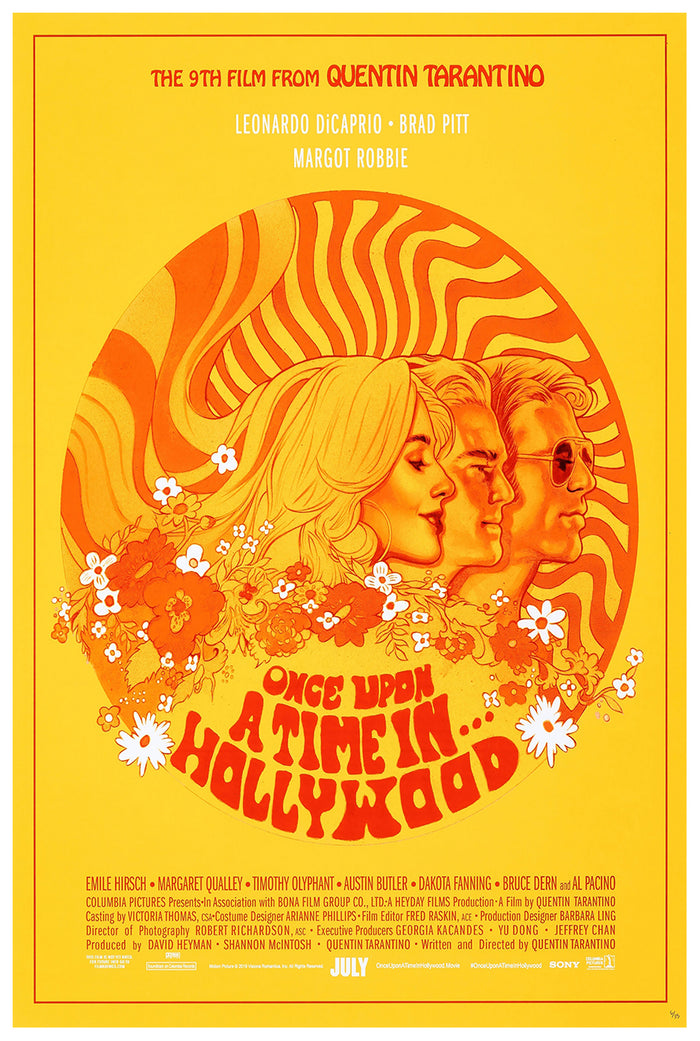 Once Upon a Time in Hollywood 2019 - US Alternate 2 - Classic Movie Poster