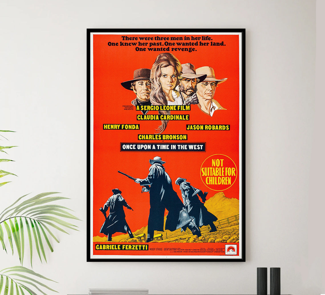 Once Upon a Time in the West 1968 - Charles Bronson - Australia - Classic Movie Poster