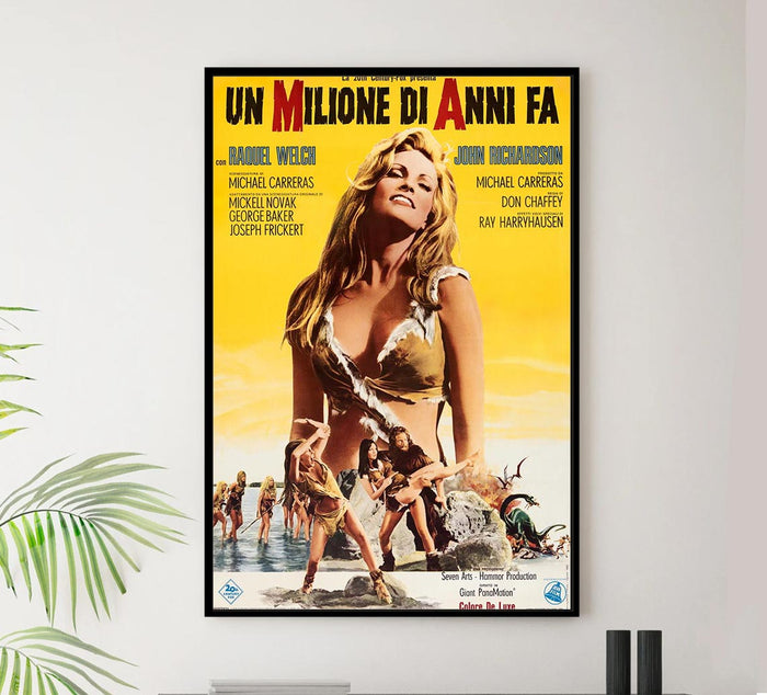 One Million Years B.C. 1966 - Italian - Classic Movie Poster
