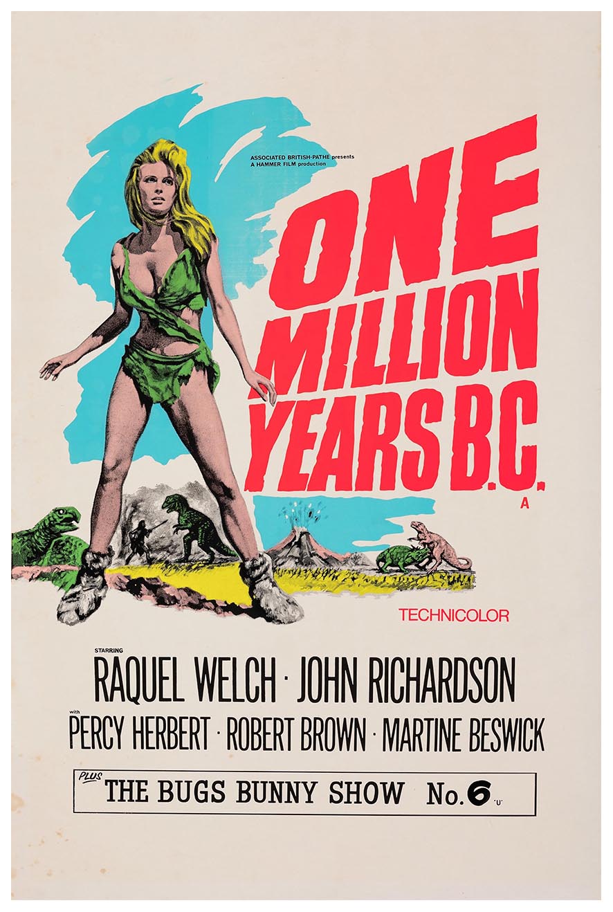 One Million Years B.C. 1966 v2 - Classic Movie Poster