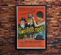 One, Two, Three 1961 - James Cagney - Argentina - Classic Movie Poster
