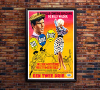 One, Two, Three 1961 - James Cagney - Belgium - Classic Movie Poster