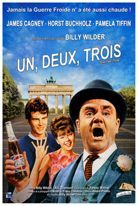 One, Two, Three 1961 - James Cagney - France - Classic Movie Poster