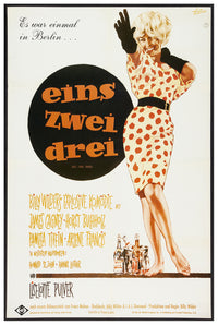One, Two, Three 1961 - James Cagney - Germany - Classic Movie Poster