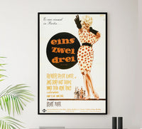 One, Two, Three 1961 - James Cagney - Germany - Classic Movie Poster
