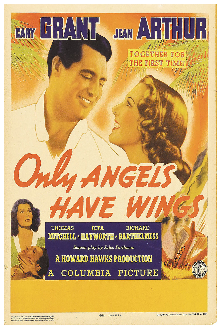 Only Angels Have Wings 1939 - Cary Grant - US - Classic Movie Poster