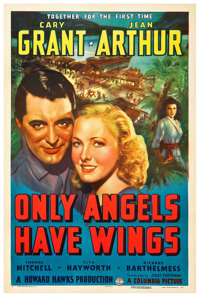 Only Angels Have Wings 1939 - Cary Grant - US - Classic Movie Poster
