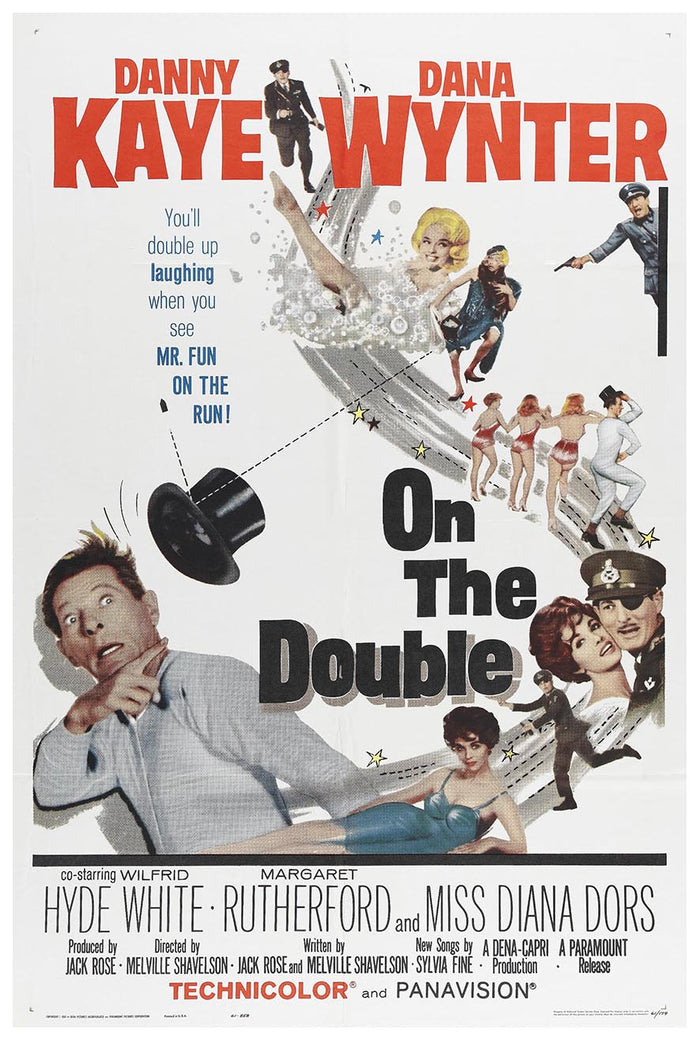 On the Double 1961 - Vintage Classic Movie Poster