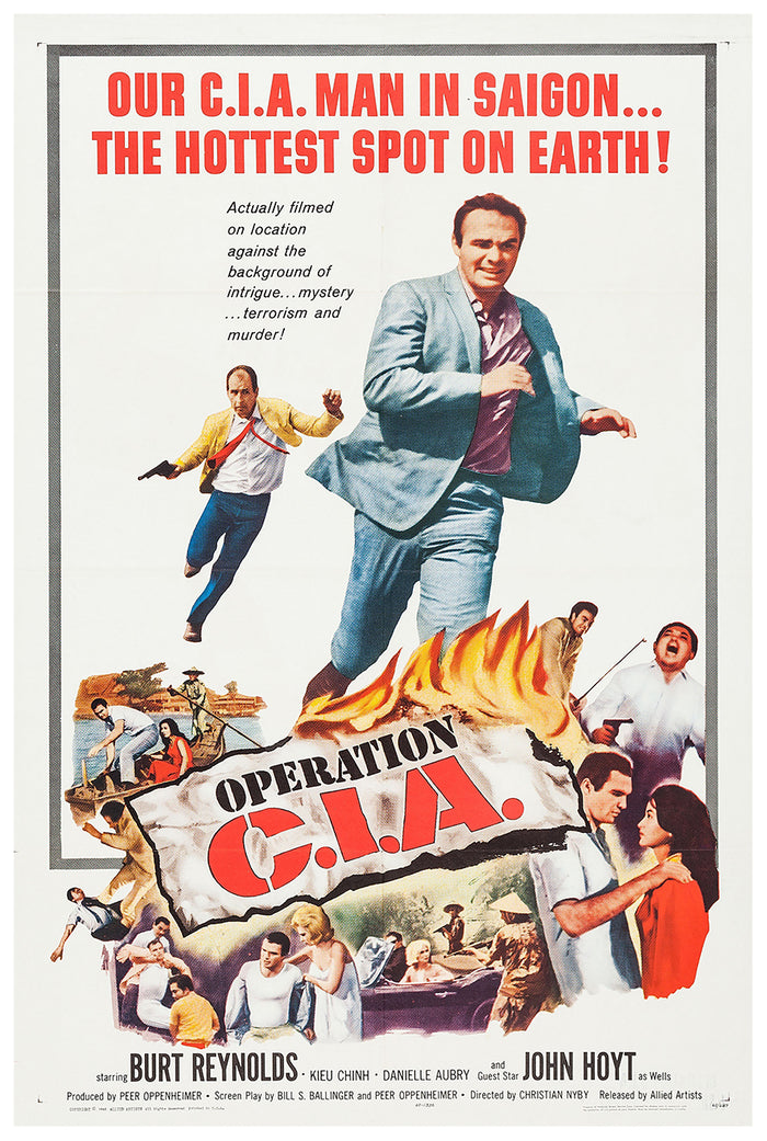 Operation C.I.A. 1965 - Classic Movie Poster