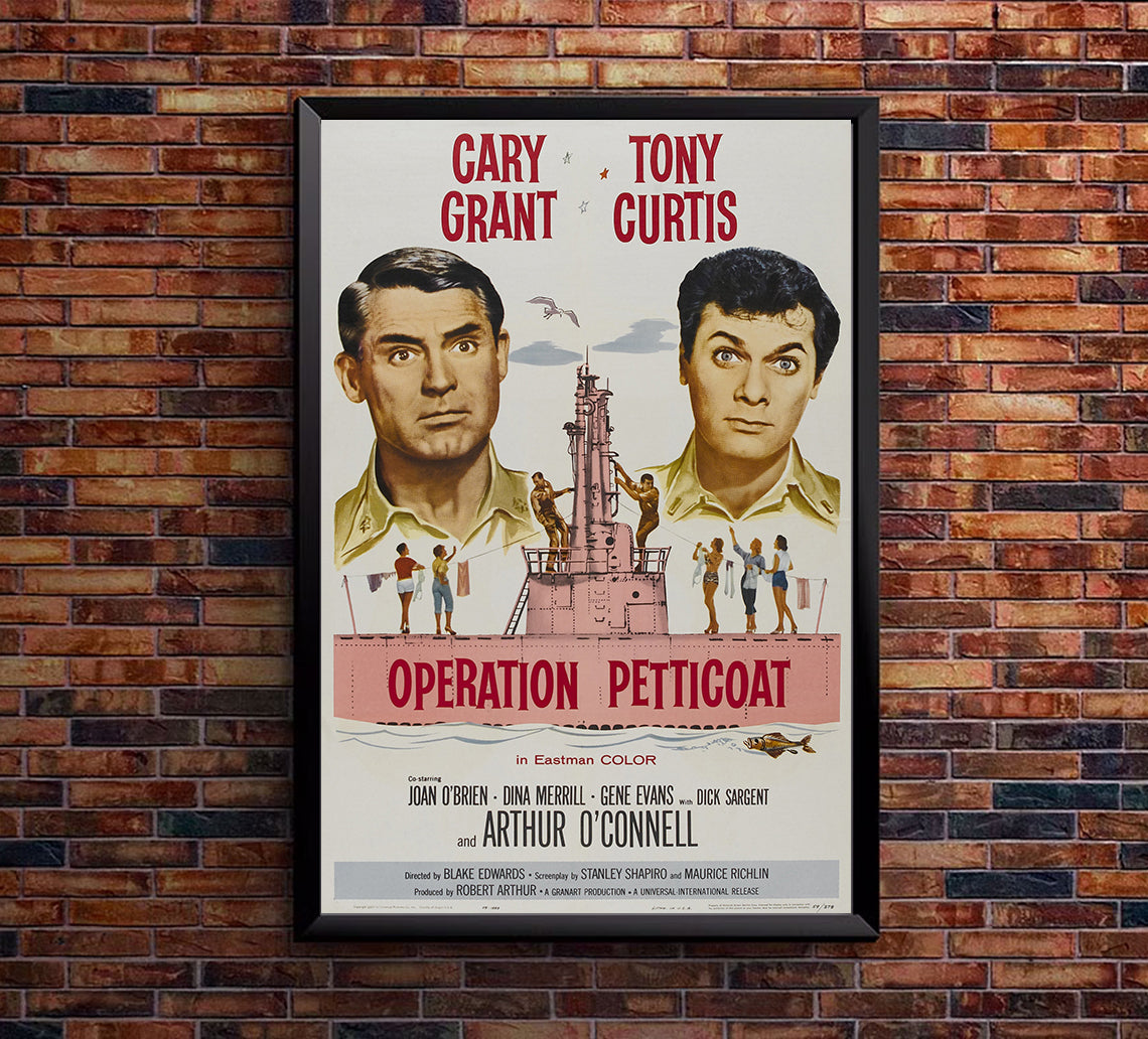 Operation Petticoat 1959 - Cary Grant - US - Classic Movie Poster