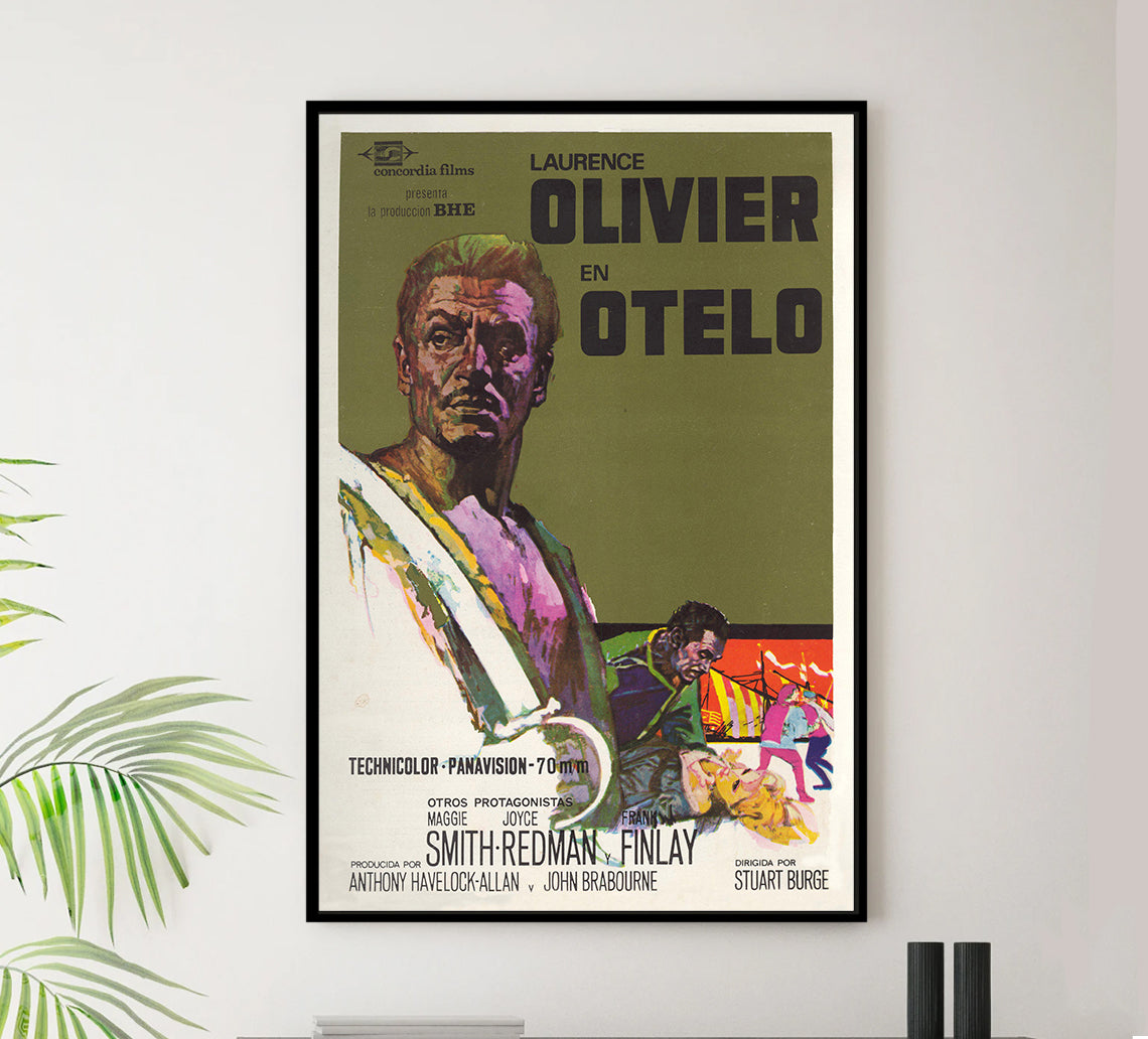 Othello 1965 - Laurence Olivier - Spain - Classic Movie Poster