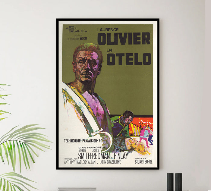 Othello 1965 - Laurence Olivier - Spain - Classic Movie Poster