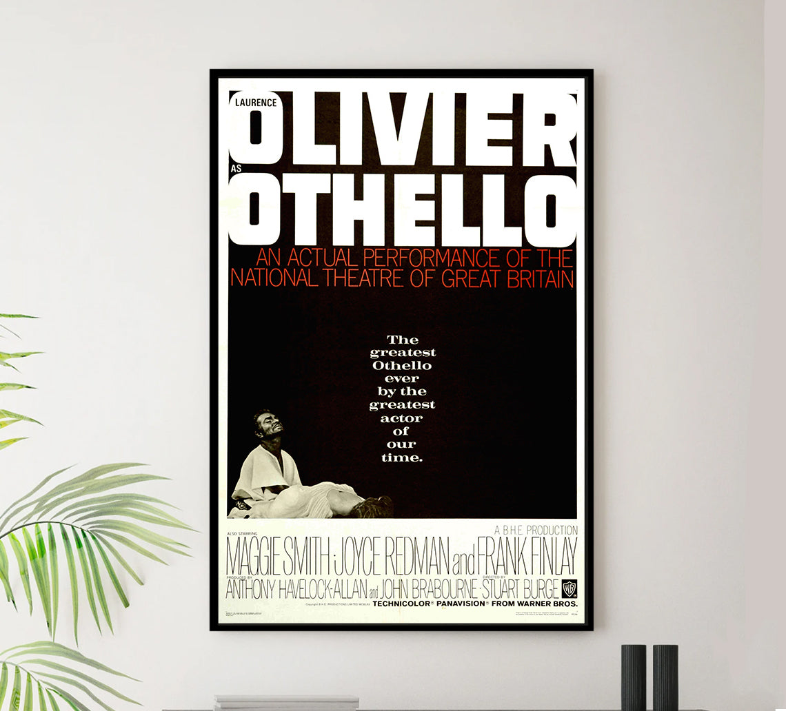 Othello 1965 - Laurence Olivier - US 2 - Classic Movie Poster