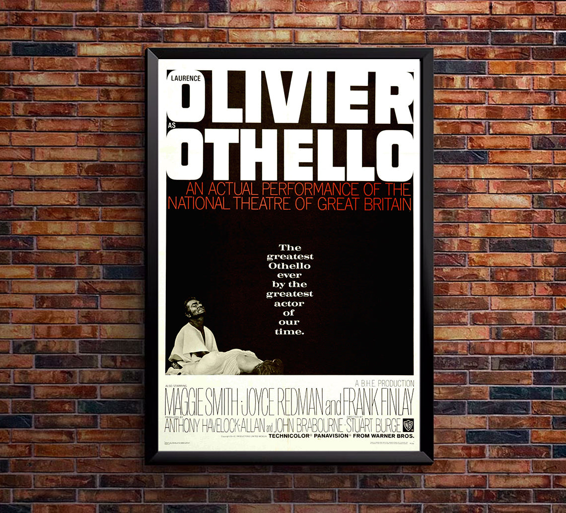 Othello 1965 - Laurence Olivier - US 2 - Classic Movie Poster