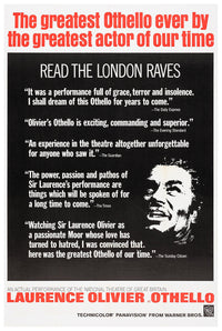 Othello 1965 - Laurence Olivier - US - Classic Movie Poster