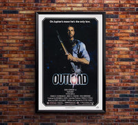 Outland 1981 - Sean Connery - Vintage Classic Movie Poster