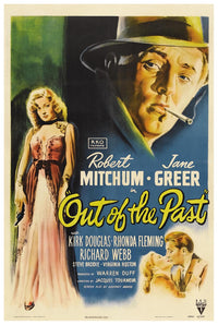 Out of the Past 1947 - Robert Mitchum - Vintage Classic Movie Poster