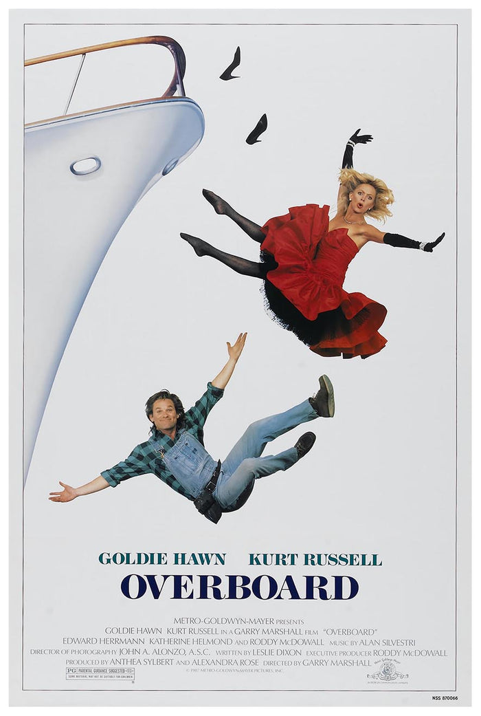 Overboard 1987 - Kane Russell - Vintage Classic Movie Poster