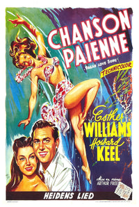 Pagan Love Song 1950 - Esther Williams - Belgium - Classic Movie Poster