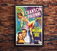 Pagan Love Song 1950 - Esther Williams - Belgium - Classic Movie Poster