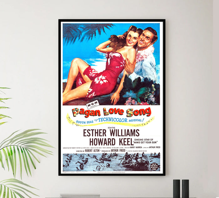 Pagan Love Song 1950 - Esther Williams - US - Classic Movie Poster