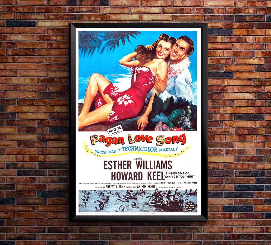 Pagan Love Song 1950 - Esther Williams - US - Classic Movie Poster