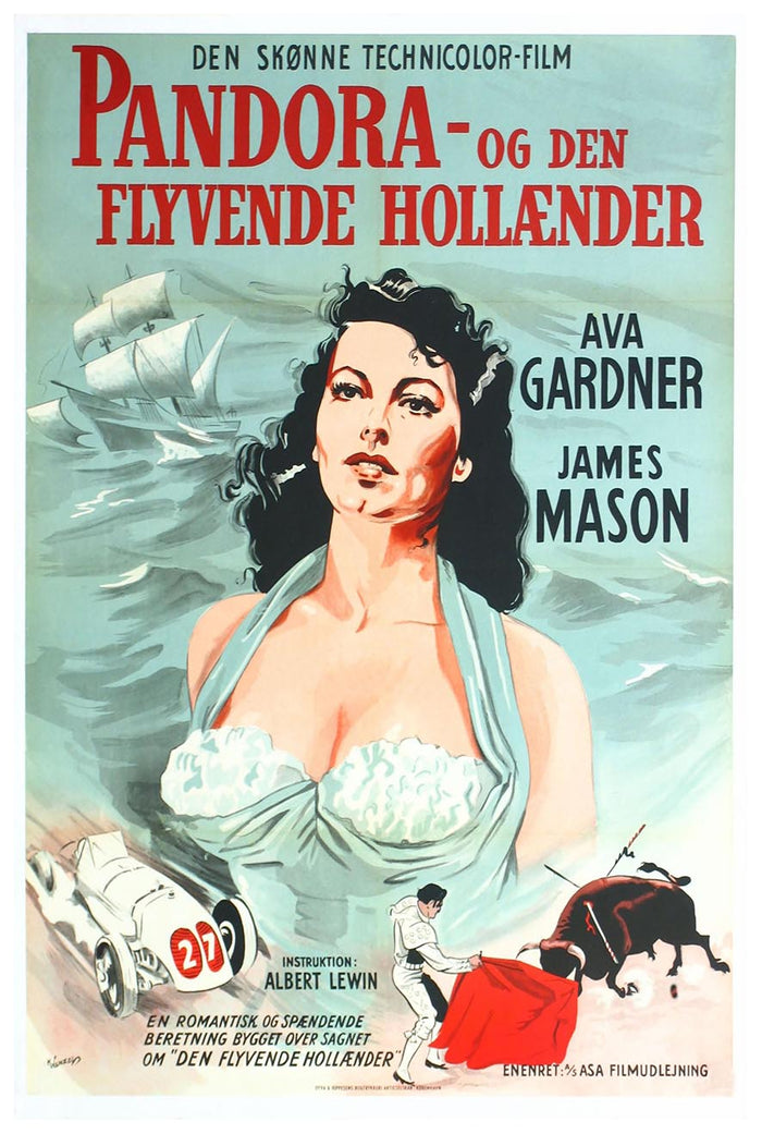 Pandora and the Flying Dutchman 1951 - Dutch v2 – Vintage Classic Movie Poster