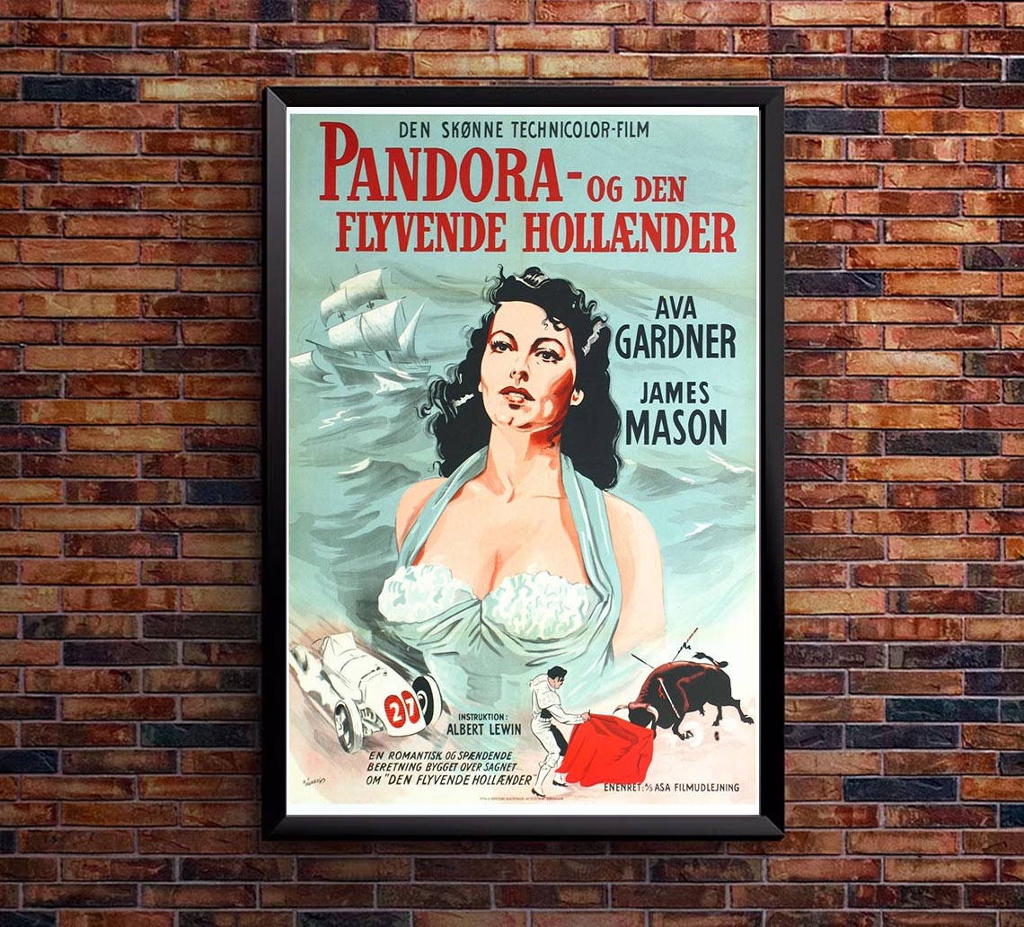 Pandora and the Flying Dutchman 1951 - Dutch v2 – Vintage Classic Movie Poster