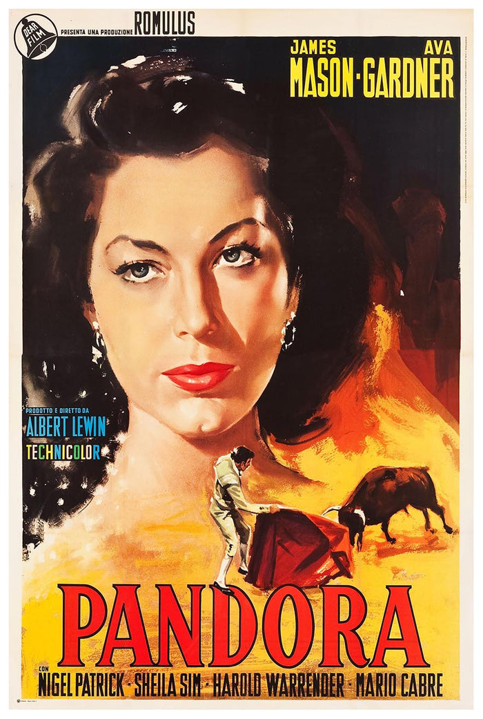 Pandora and the Flying Dutchman 1951 - Italian v1 – Vintage Classic Movie Poster