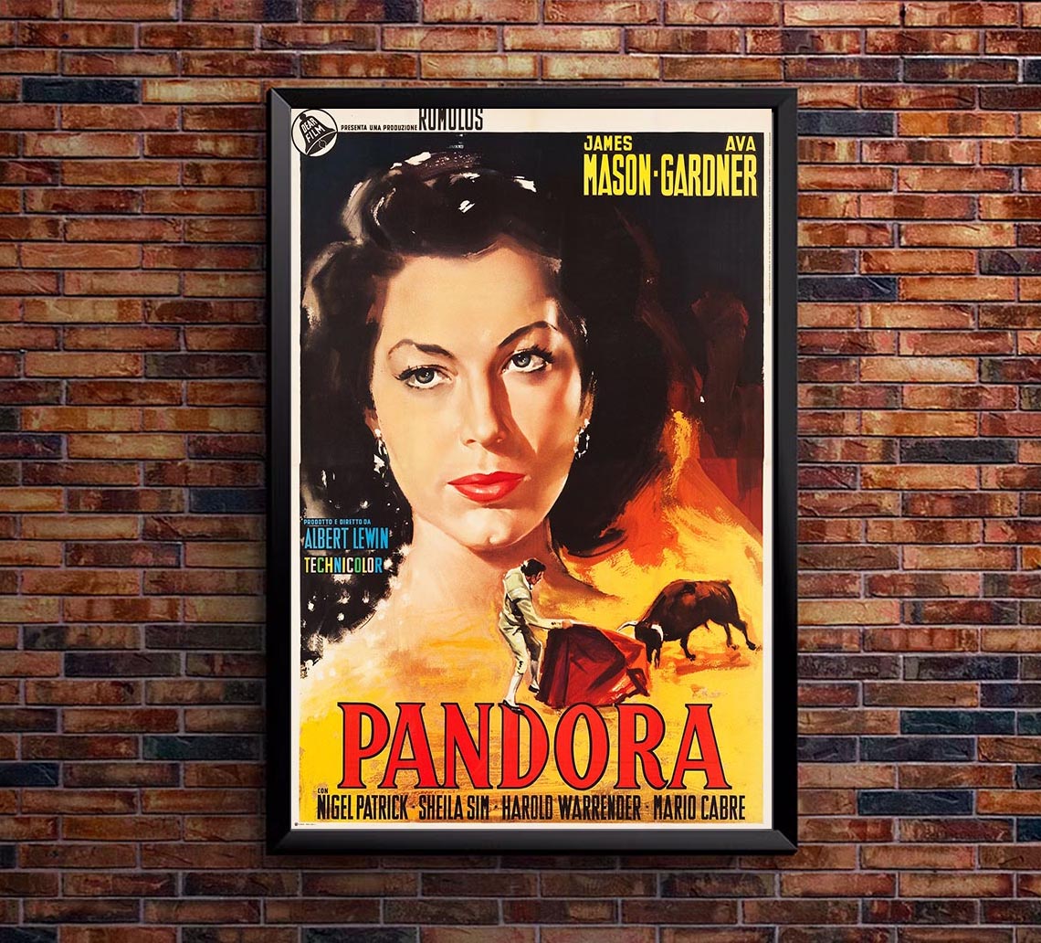 Pandora and the Flying Dutchman 1951 - Italian v1 – Vintage Classic Movie Poster