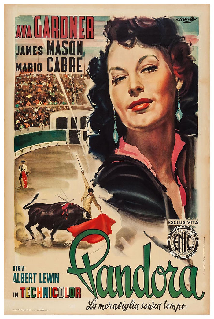 Pandora and the Flying Dutchman 1951 - Italian v2 – Vintage Classic Movie Poster