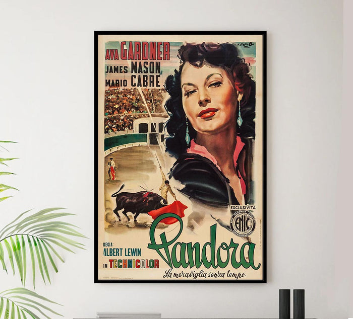 Pandora and the Flying Dutchman 1951 - Italian v2 – Vintage Classic Movie Poster