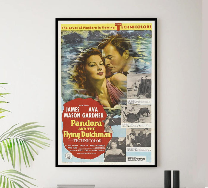 Pandora and the Flying Dutchman 1951 v1 – Vintage Classic Movie Poster